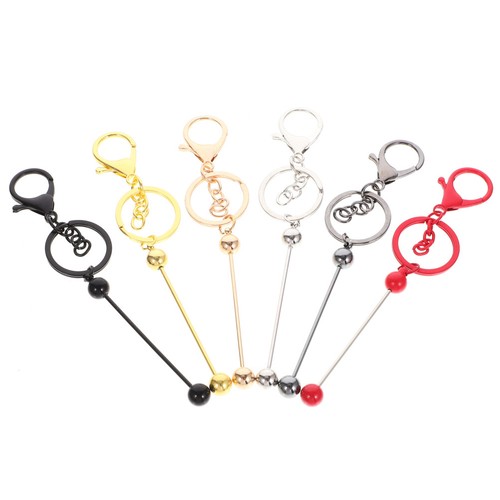 6pcs reusable metal - metal, beaded