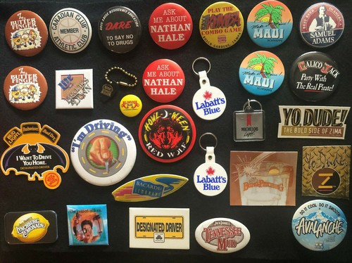 Bar pins keychain collection - pins,