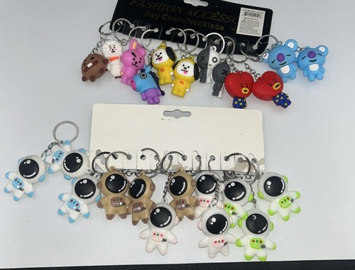 24pcs mix cute keychain - cute,